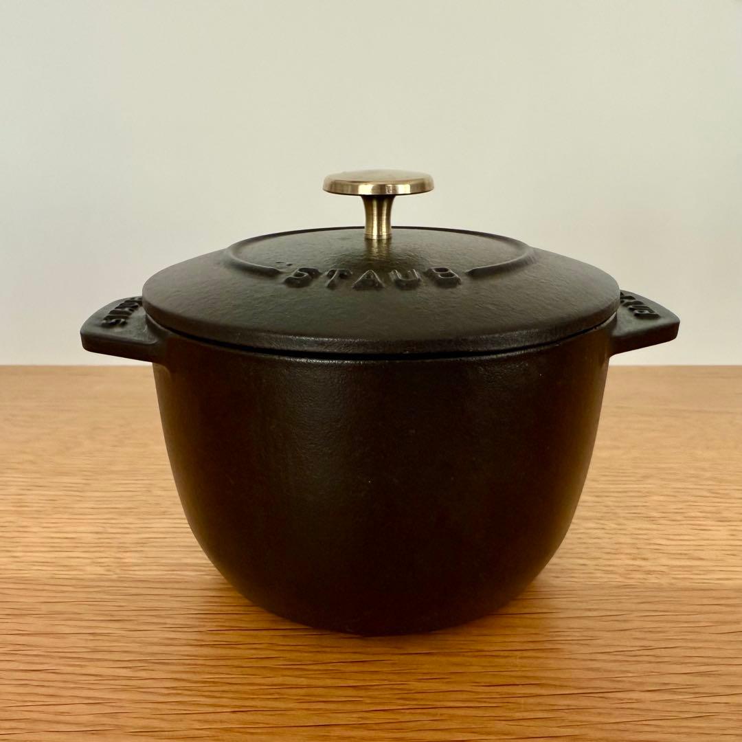 ストウブ La Cocotte de GOHAN S（12cm）ブラック