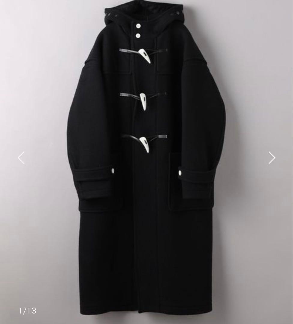 【サイズ1】HYKE オーバーサイズ　ダッフルコート