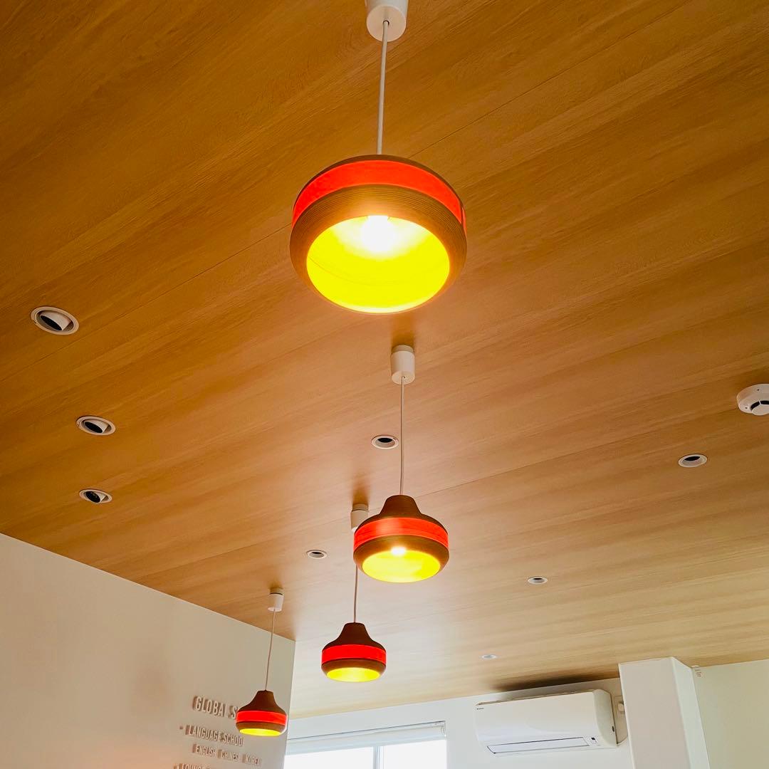 【美品】BUNACO ブナコ 木製ペンダントライト(1点)