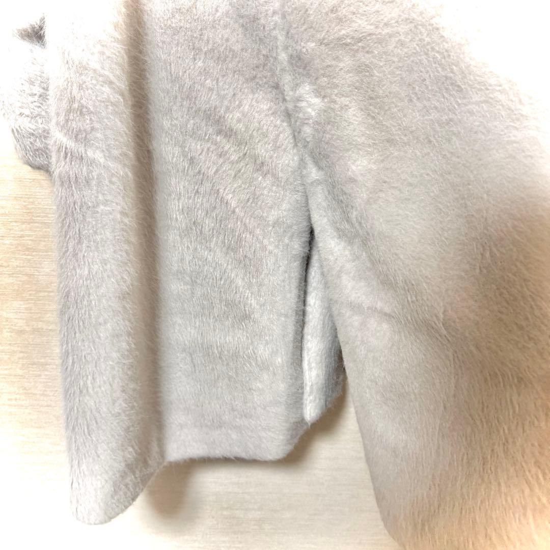 ♡SNIDEL♡ブローチ付きシャギーロングコート