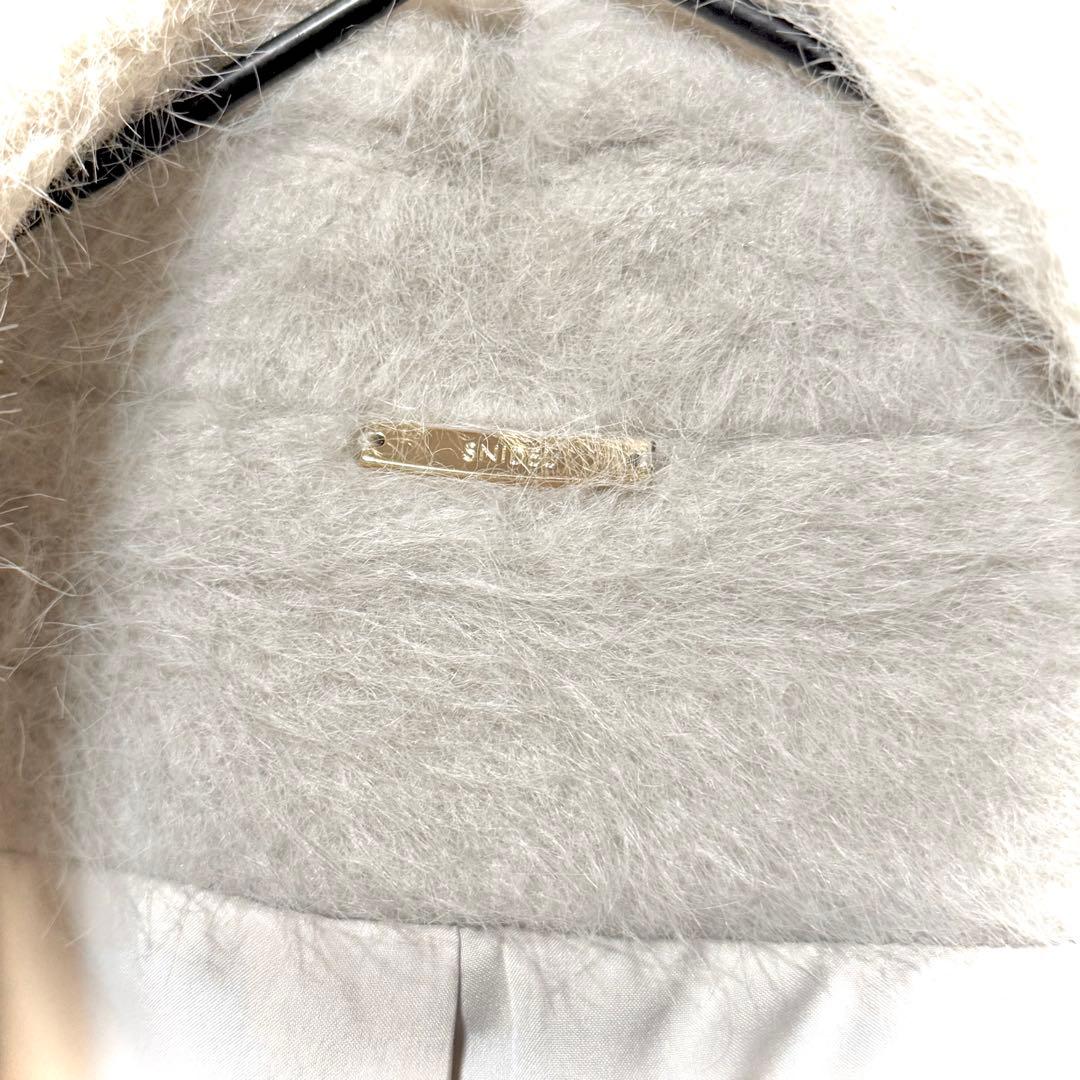 ♡SNIDEL♡ブローチ付きシャギーロングコート