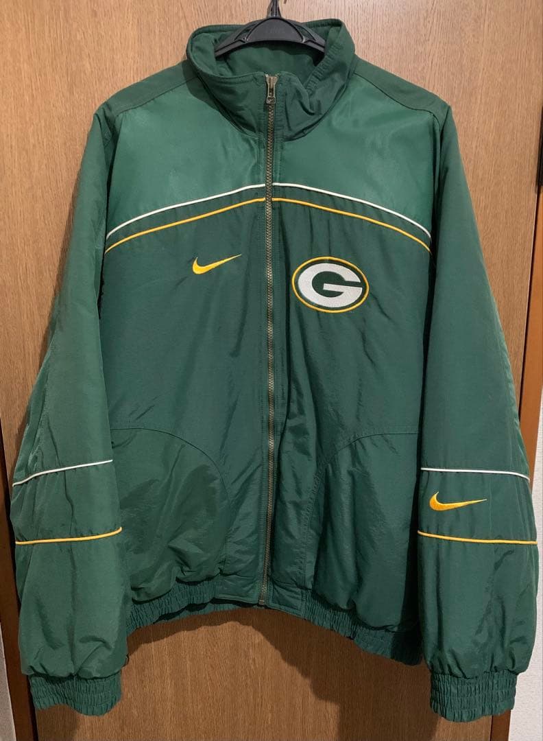 90s nike NFL Green Bay Packers JKT 検 NBA