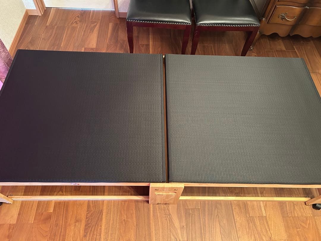 中井木工　折りたたみベッド シングル　ブラック畳
