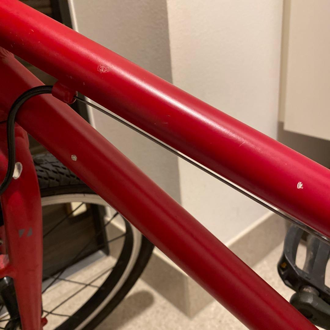 子供用自転車 赤 バスケット付き