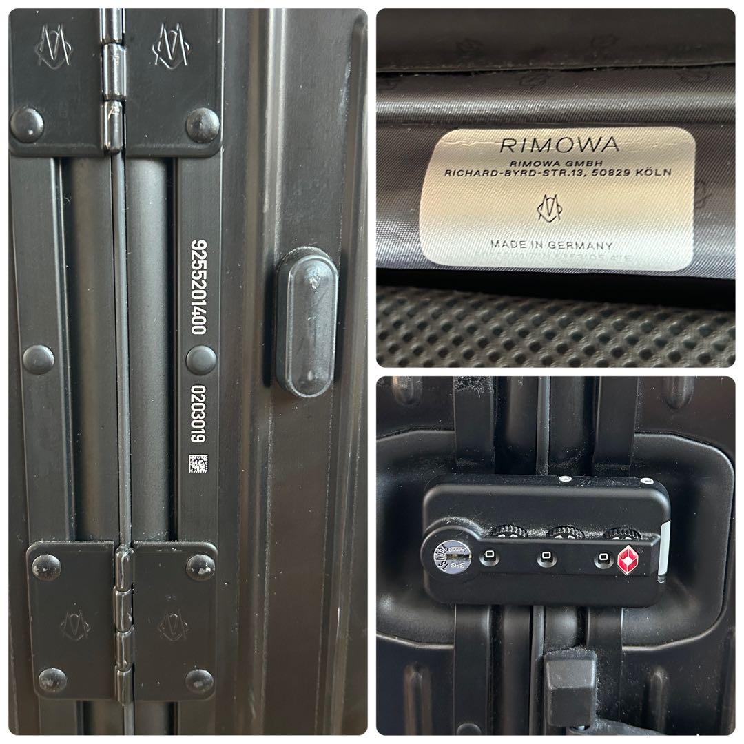 RIMOWA リモワ ORIGINAL CABIN ブラック 925.52
