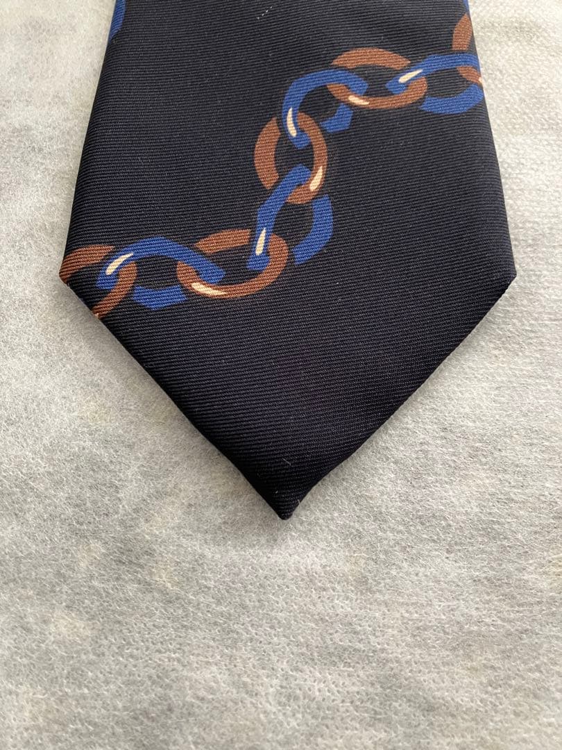 Holliday & Brown for beams f チェーン柄 ネクタイ