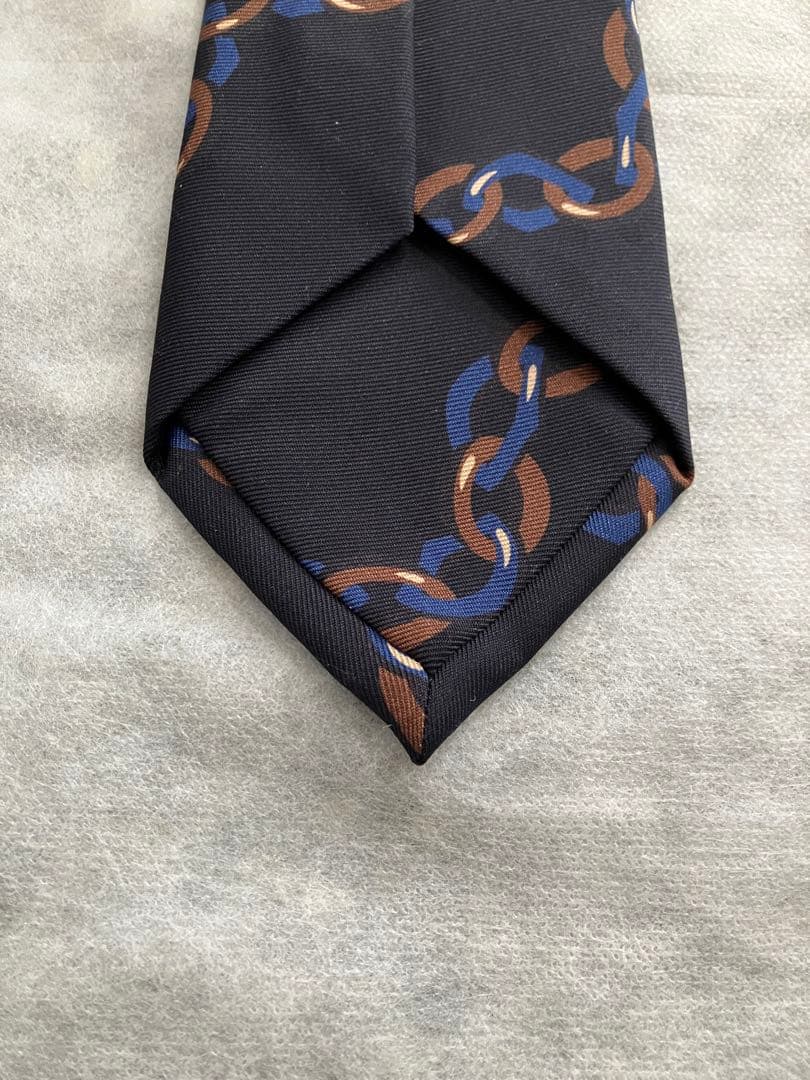 Holliday & Brown for beams f チェーン柄 ネクタイ