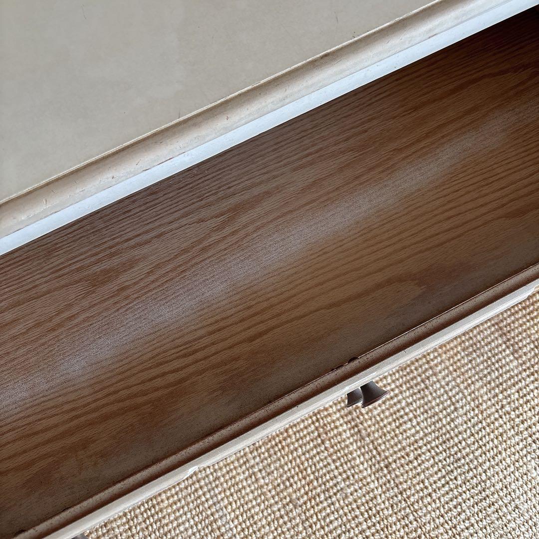 北欧　アンティーク　シャビーシック　チェスト　飾り棚　白家具　フレンチシャビー