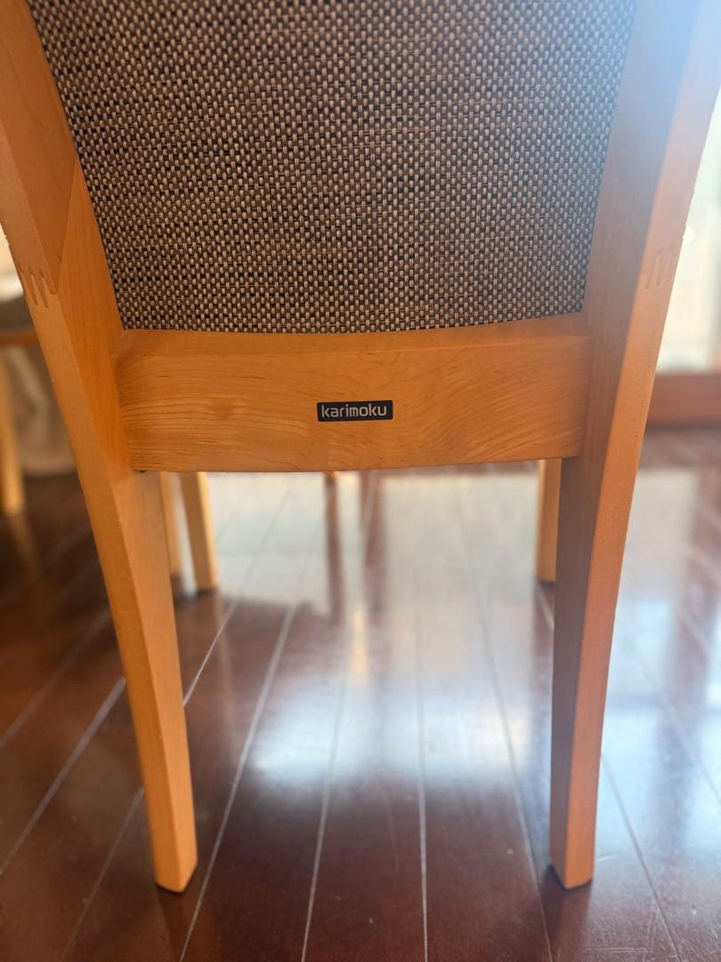 手渡し限定【カリモク】ダイニングチェア２脚セット