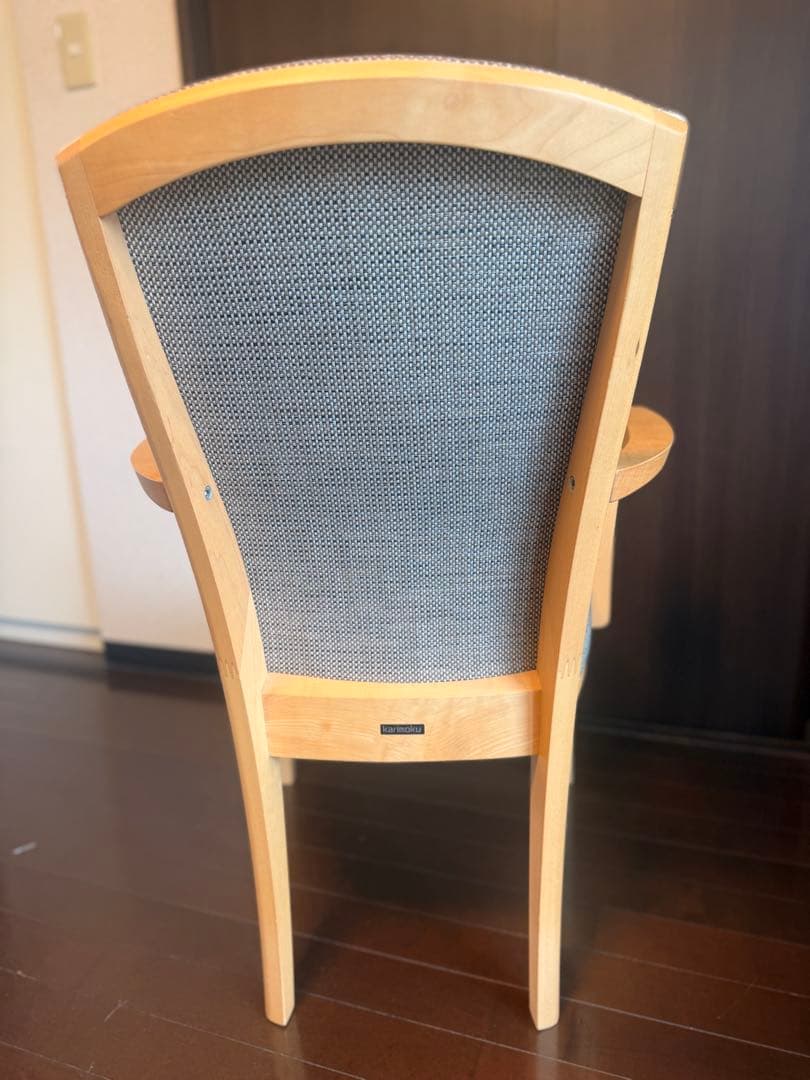 手渡し限定【カリモク】ダイニングチェア２脚セット