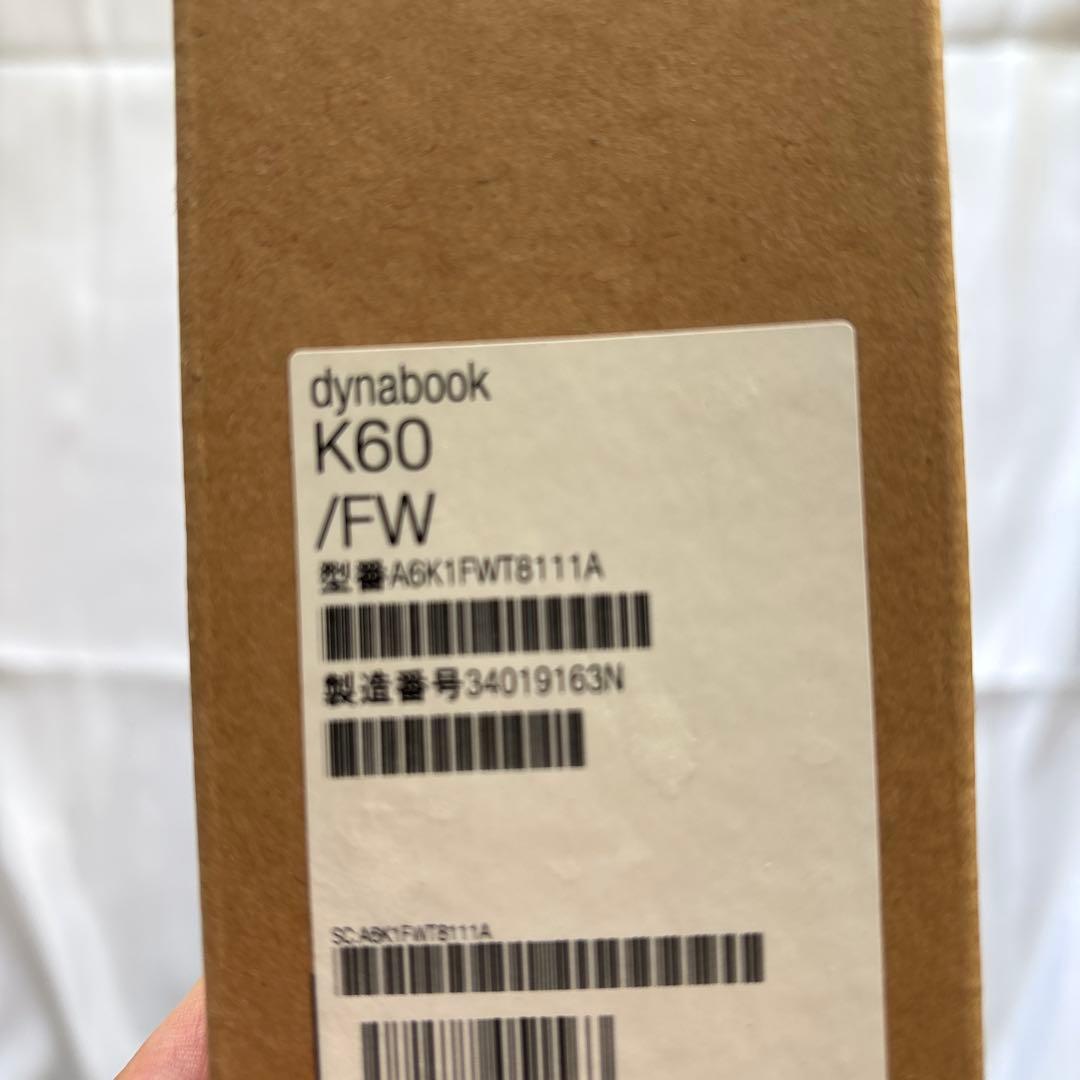Windowsノート本体 dynabook K60/FW