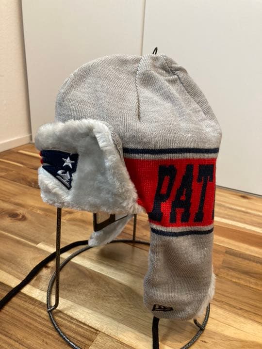 国内皆無　NFLペイトリオッツ　ニットラッパー