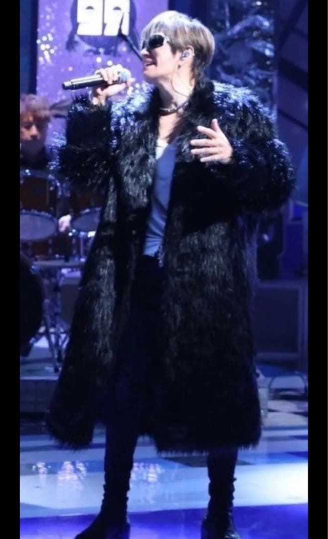 くろせ様リクエスト品】Gackt 着用 POTENZA ファー ロングコート L