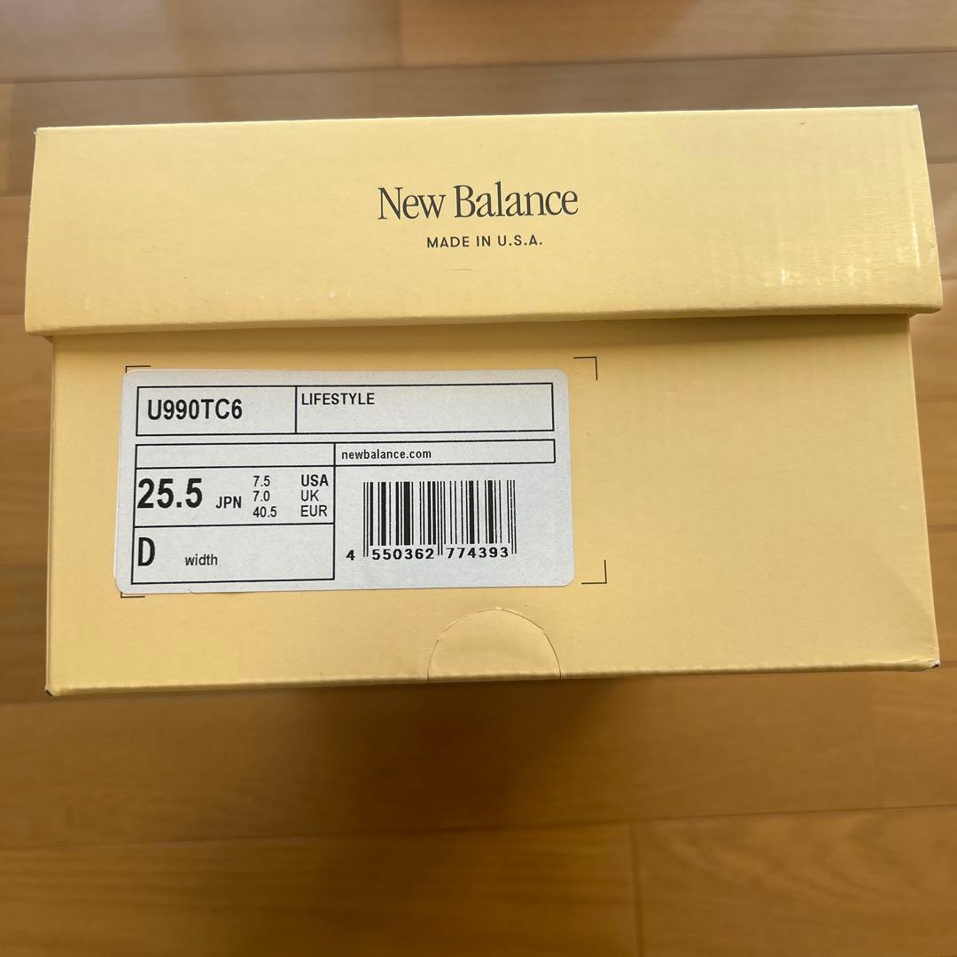 ニューバランス U990TC6 グレー スニーカー