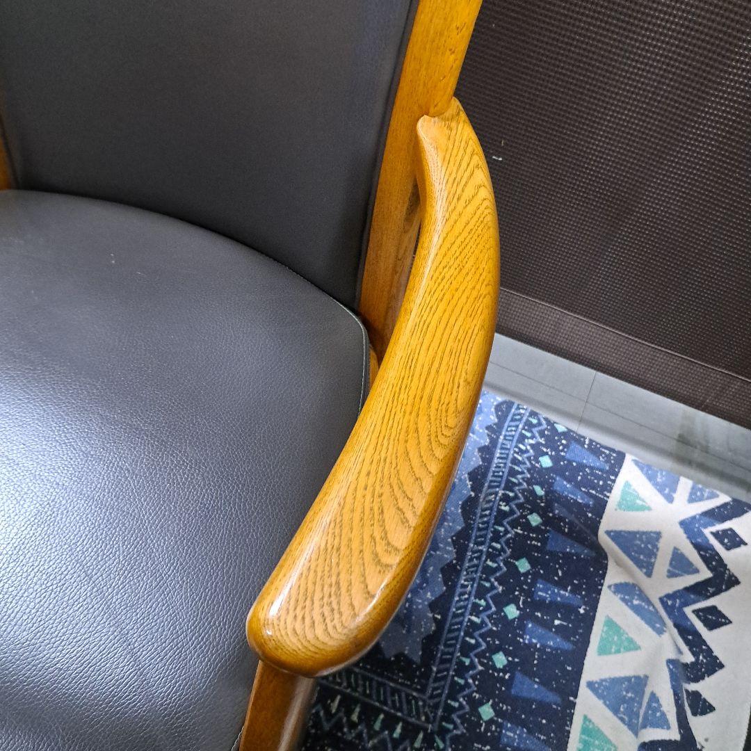 ♡浜本工芸　 回転椅子　ダイニングチェア　A♡