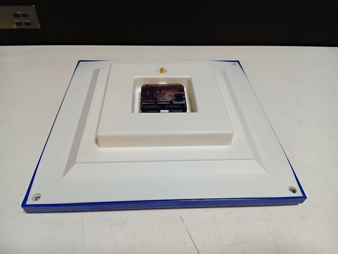 リンツ　非売品　ノベルティ　ブルー　ポストモダン　ウォールクロック　壁掛け時計