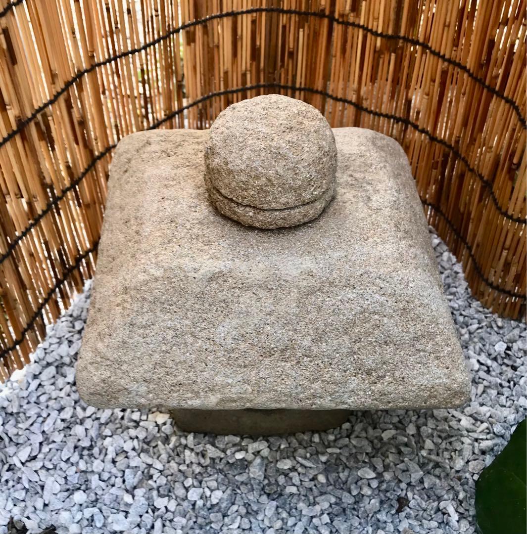 【石灯篭・屋上テラス灯篭・坪庭灯篭】庭石オブジェ置物箱庭ガーデニング造園飾り石