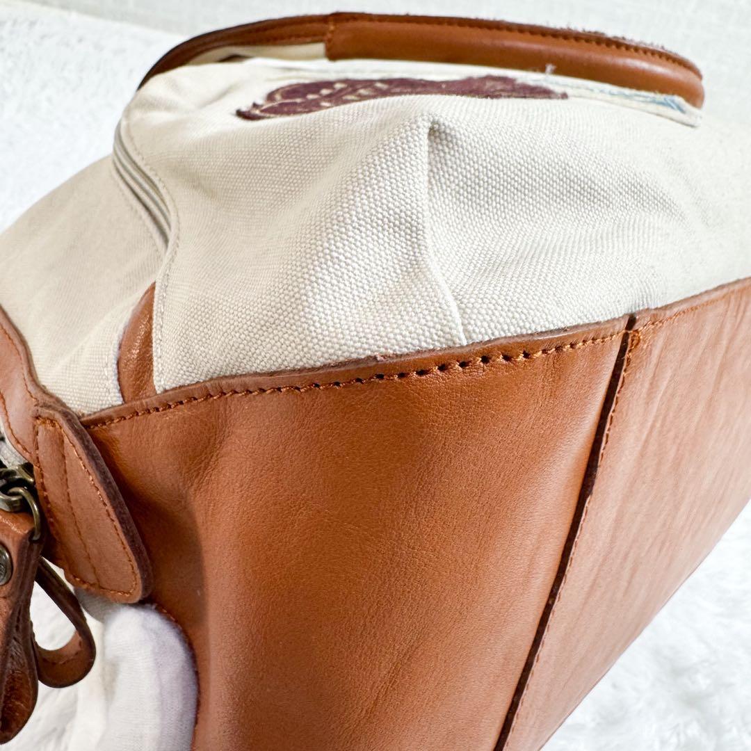 美品 ダコタ ボイジャー ワッペン ボストンバッグ ハンドバッグ