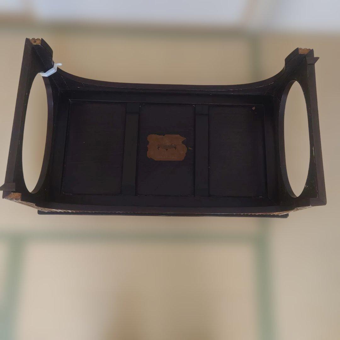 竹を貼った座卓