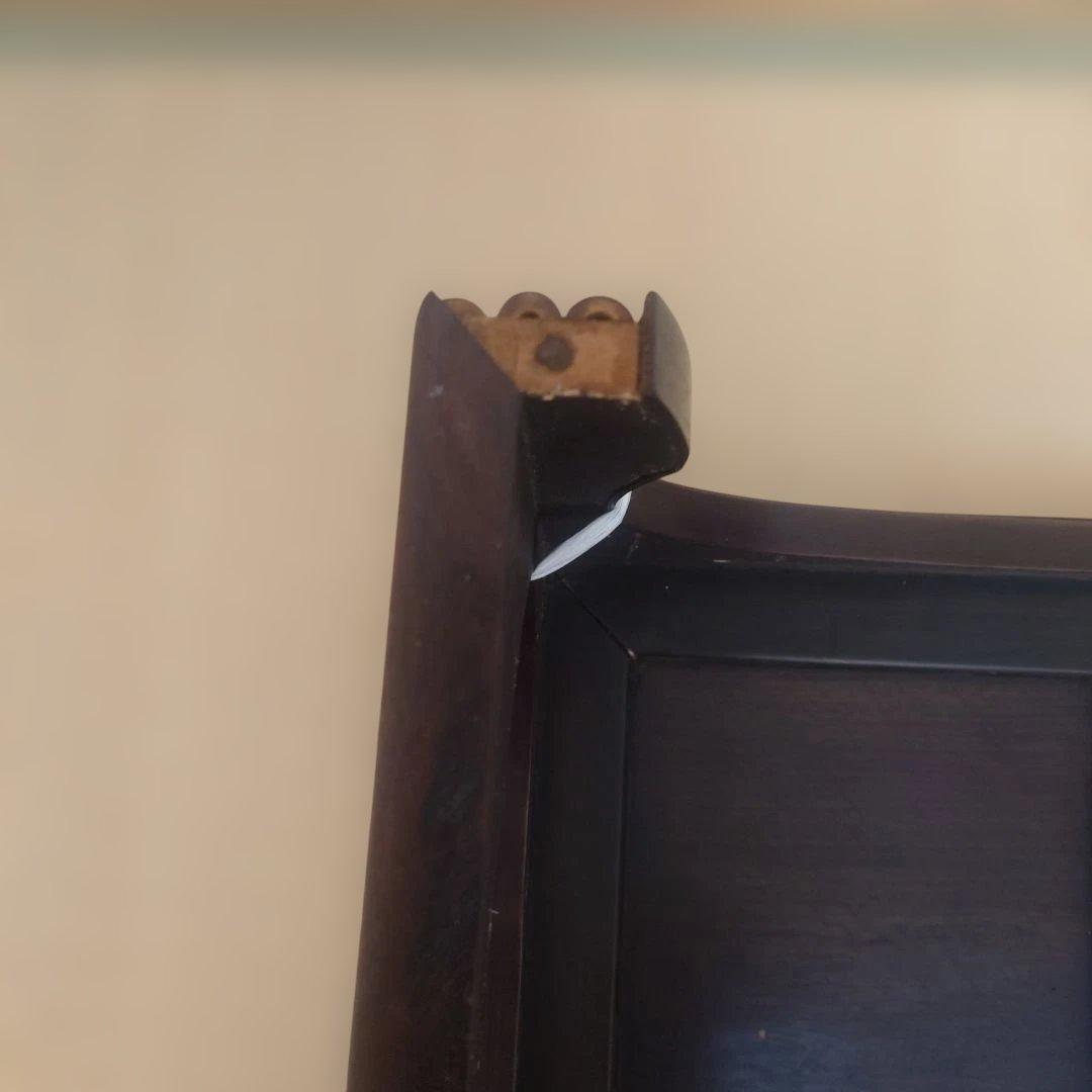 竹を貼った座卓