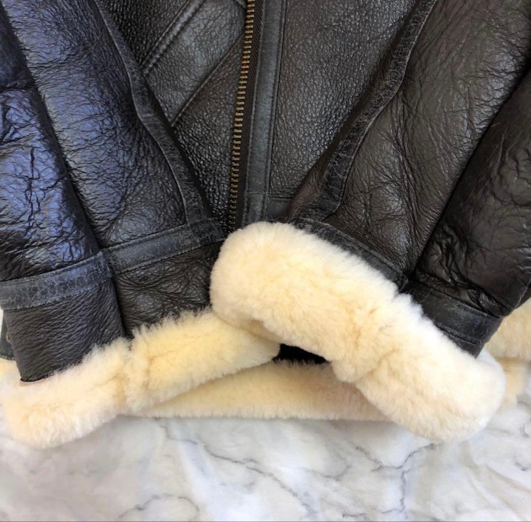 ヴィンテージ B-3 レザージャケット リアルムートン Aero Bomber