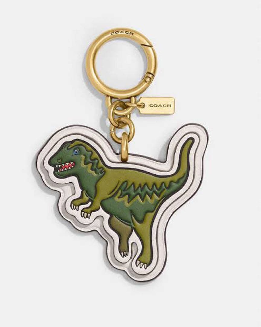 【新品未使用】コーチ レキシー バッグ チャーム・シグネチャー キャンバス