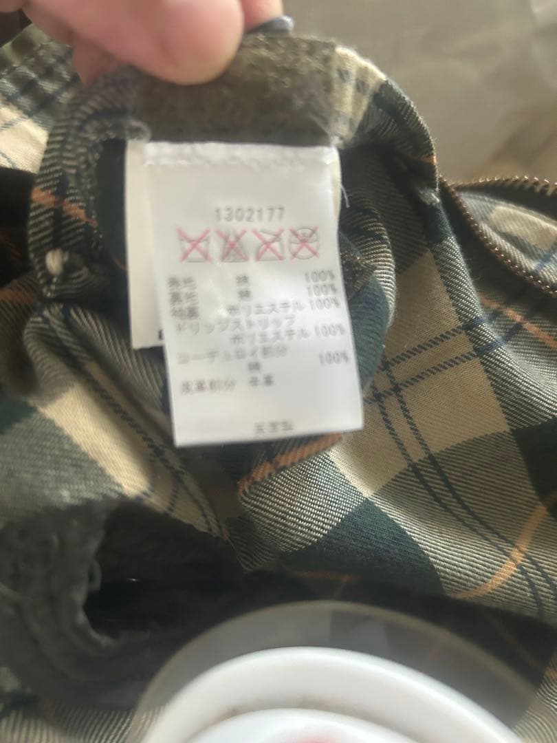 美品 英国製バブアー ボーダー Barbour border SL36 セージ