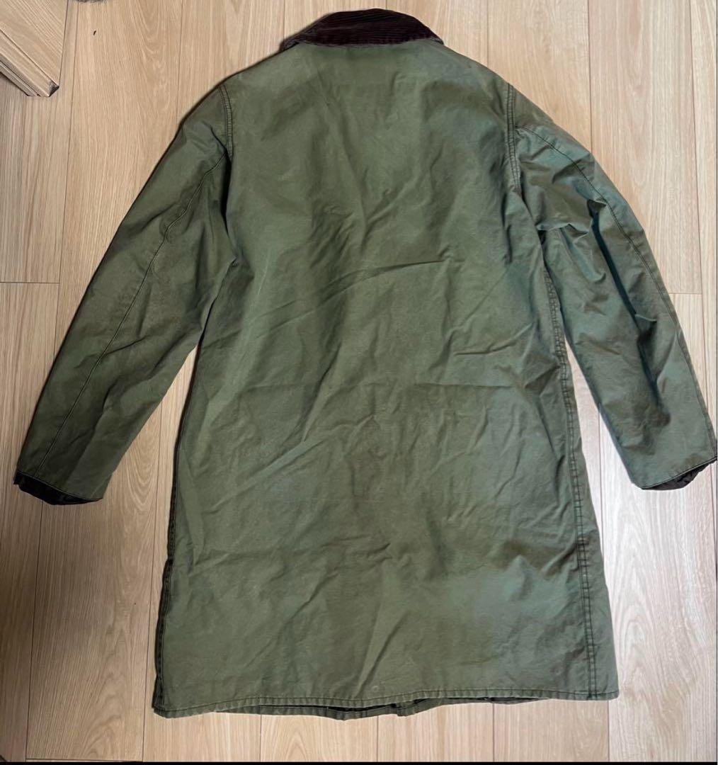 美品 英国製バブアー ボーダー Barbour border SL36 セージ