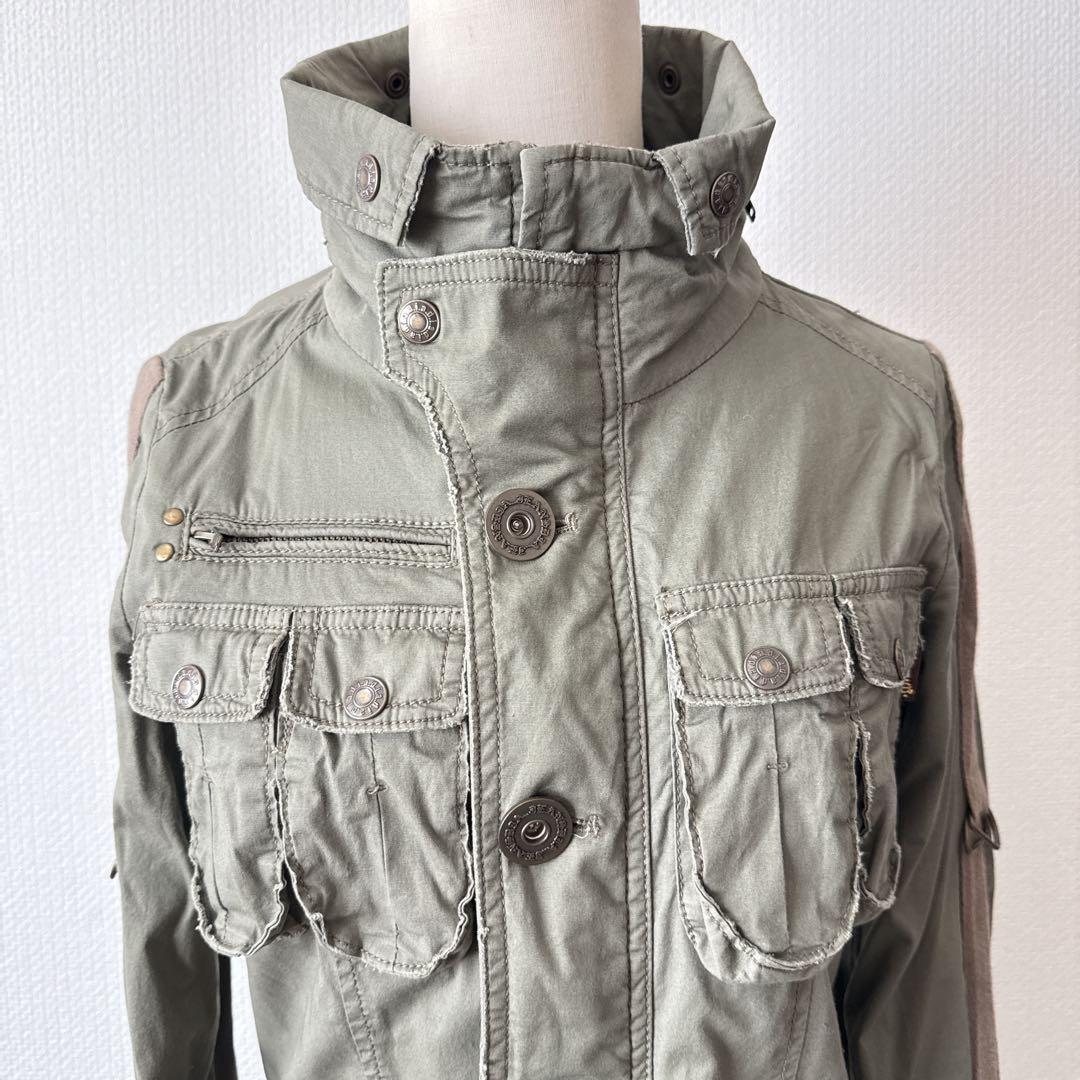 リ*ア様 d.i.a ダイヤ　美品　カーキ　ミリタリージャケット 平成ギャル　ア