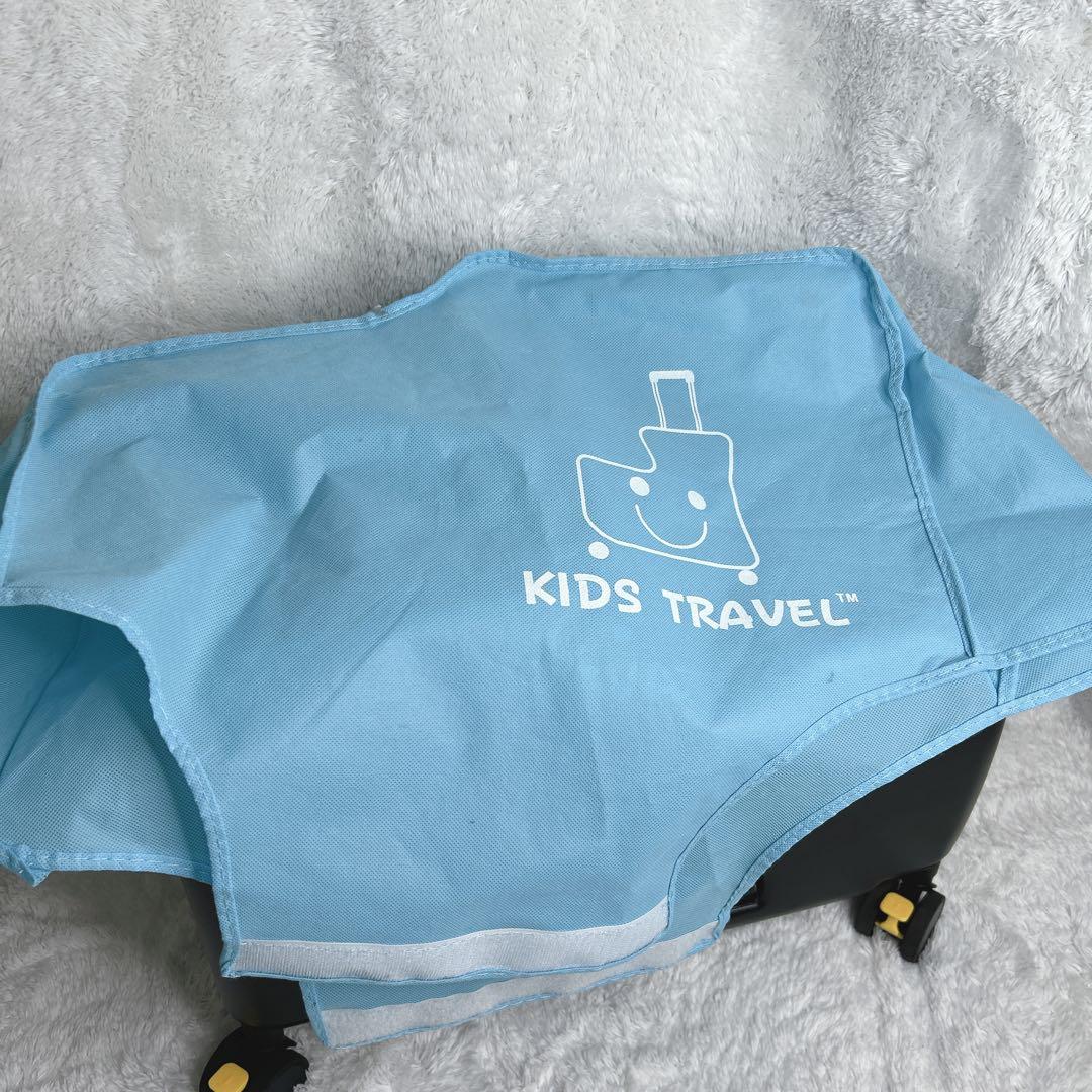 【希少】キッズトラベルmini キャリーケース 機内持ち込み ブラック ケース付