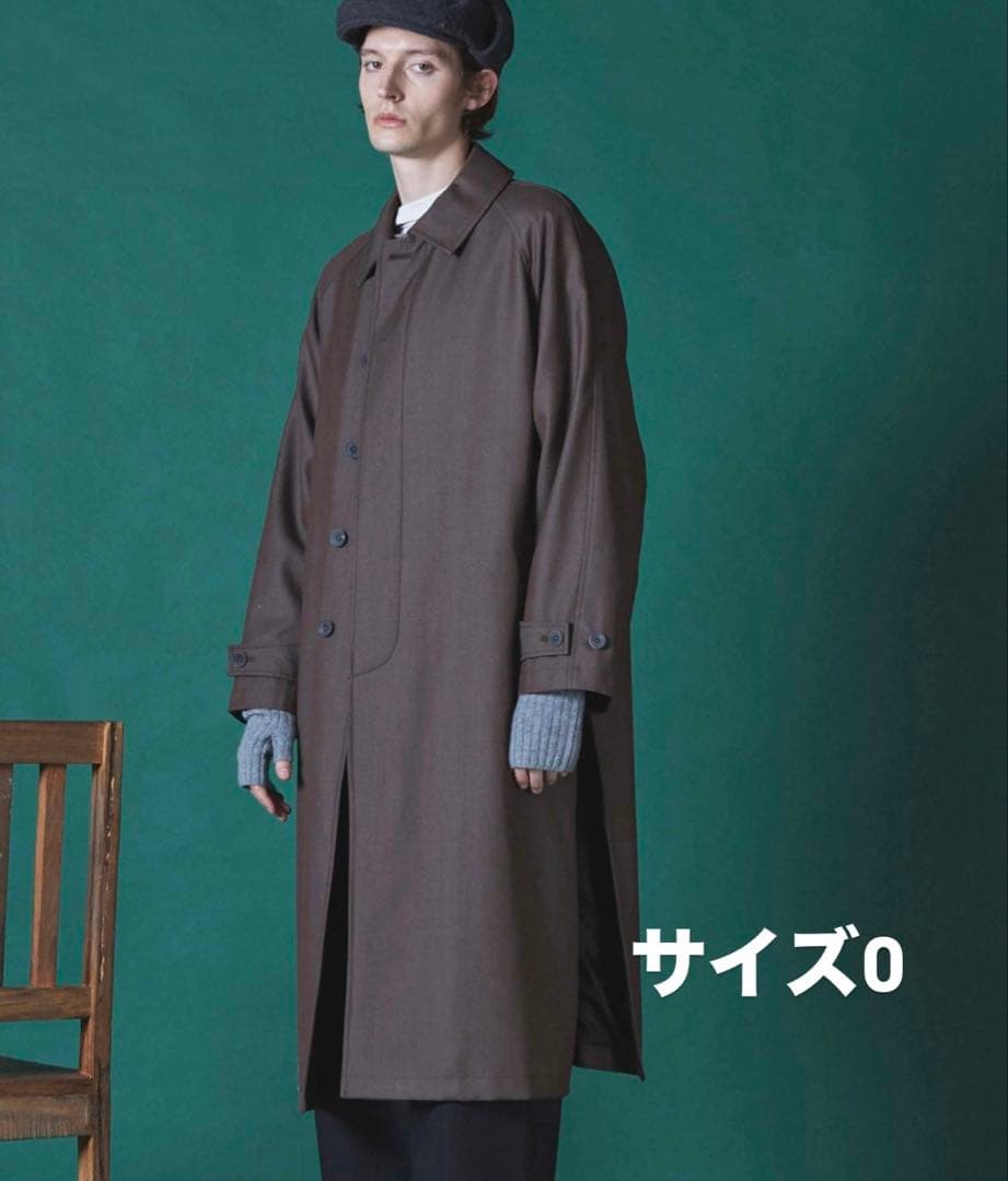 MAISON SPECIALプライムオーバーウールシャンブレーバルマカーンコート