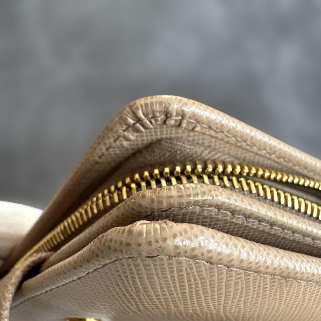 PRADA 1ML018 SAFFIANO Triang Cammeo 財布