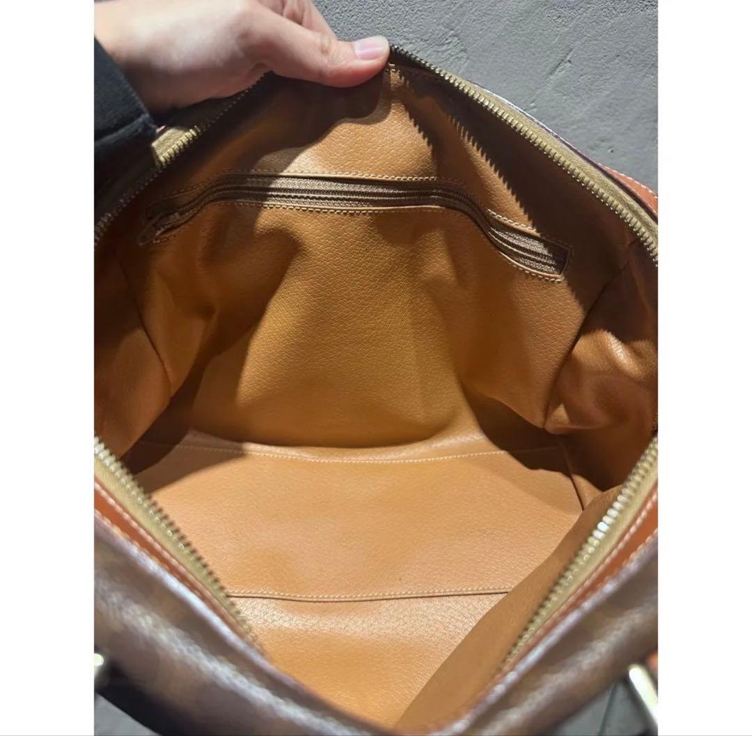 希少 CELINE セリーヌ ヴィンテージ マカダム ボストンバッグ