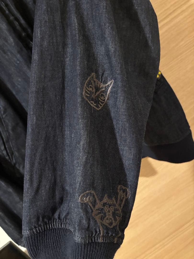 ティグルブロカンテ　リバーシブル虎刺繍デニムスカジャン