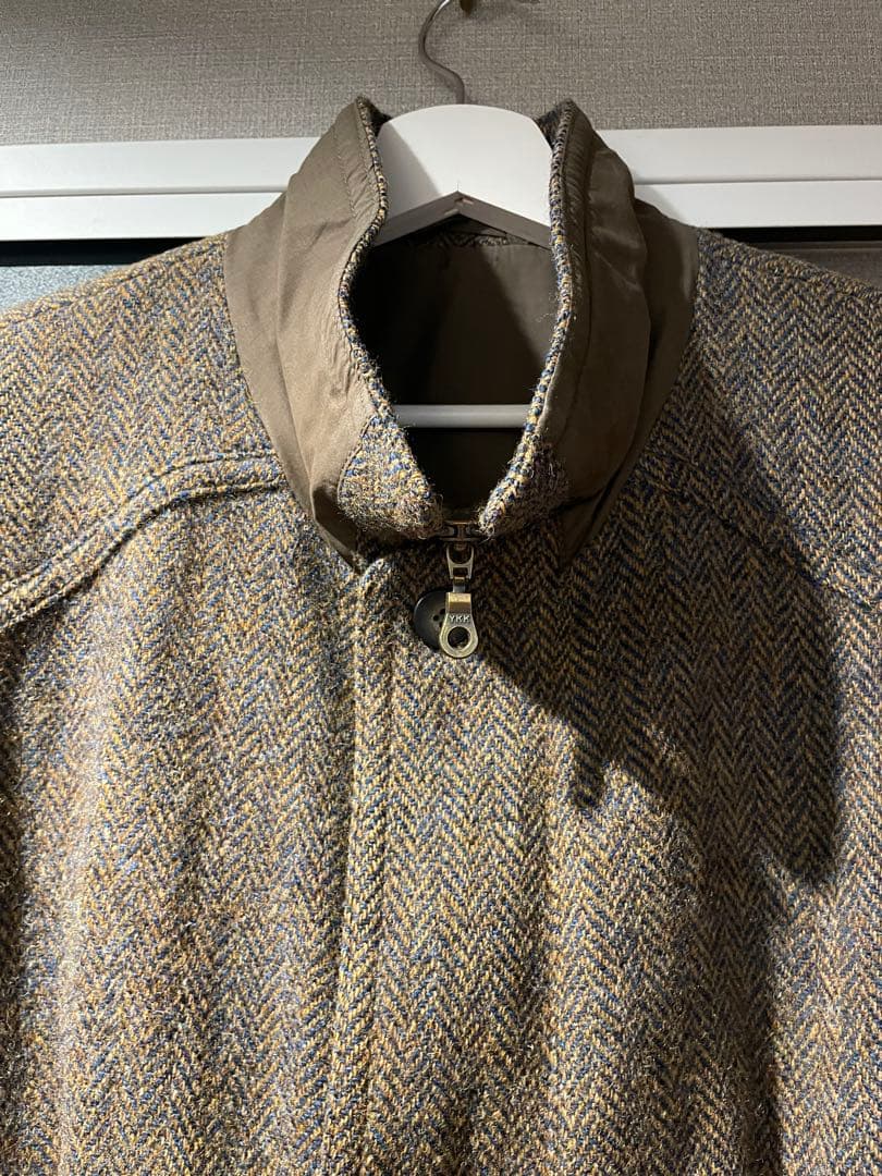 ジャケット・アウター 80s walbusch Harris Tweed Padded Bomber