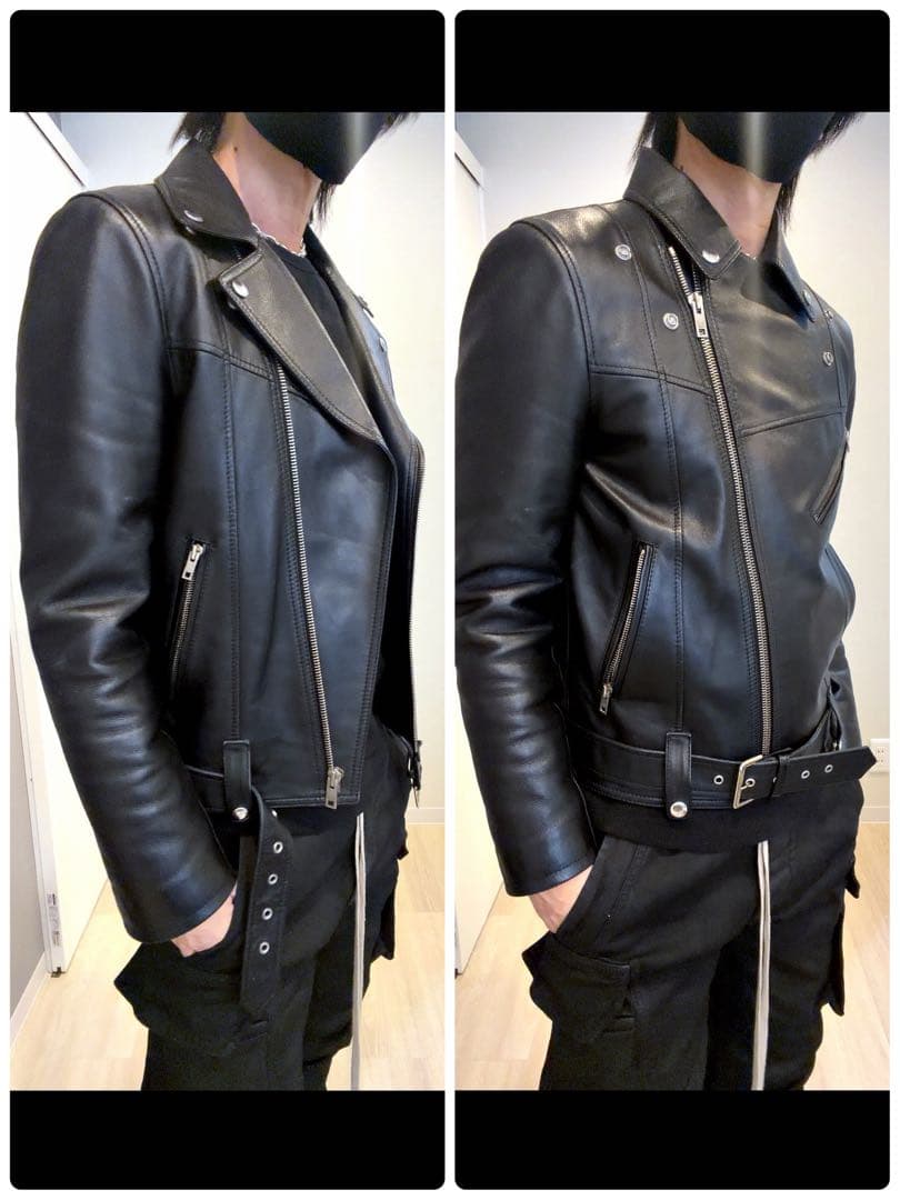 CELINE セリーヌ　ダブルライダース　レザージャケット