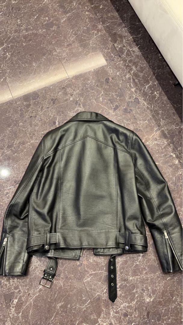 CELINE セリーヌ　ダブルライダース　レザージャケット