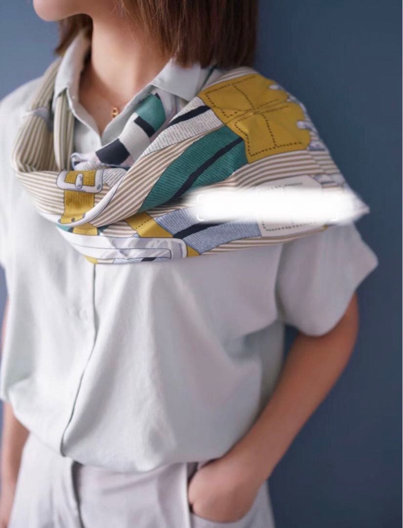 専用❣️エルメス　スカーフ　ウォッシュ　カレ90