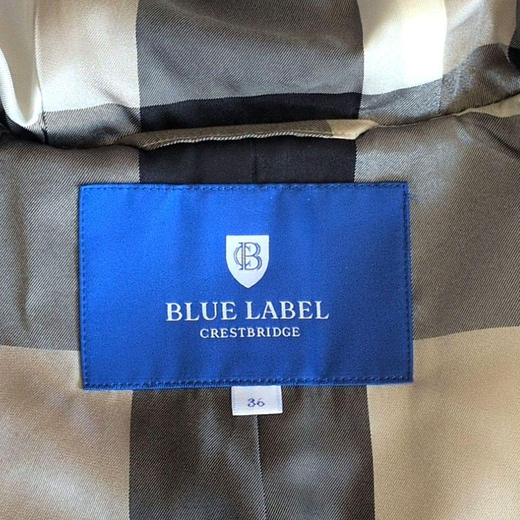 【美品】ブルーレーベルクレストブリッジ　ダッフルコート ホワイト　36