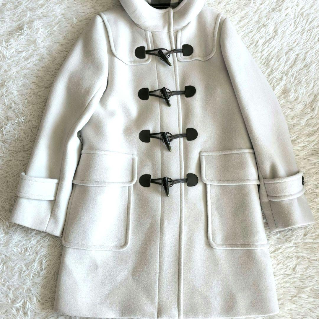 【美品】ブルーレーベルクレストブリッジ　ダッフルコート ホワイト　36