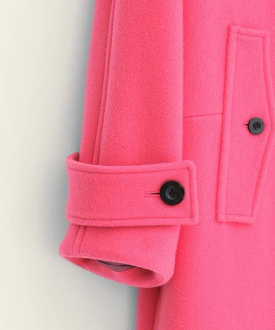 PUBLIC TOKYO ウールベロアスタンドカラーコート