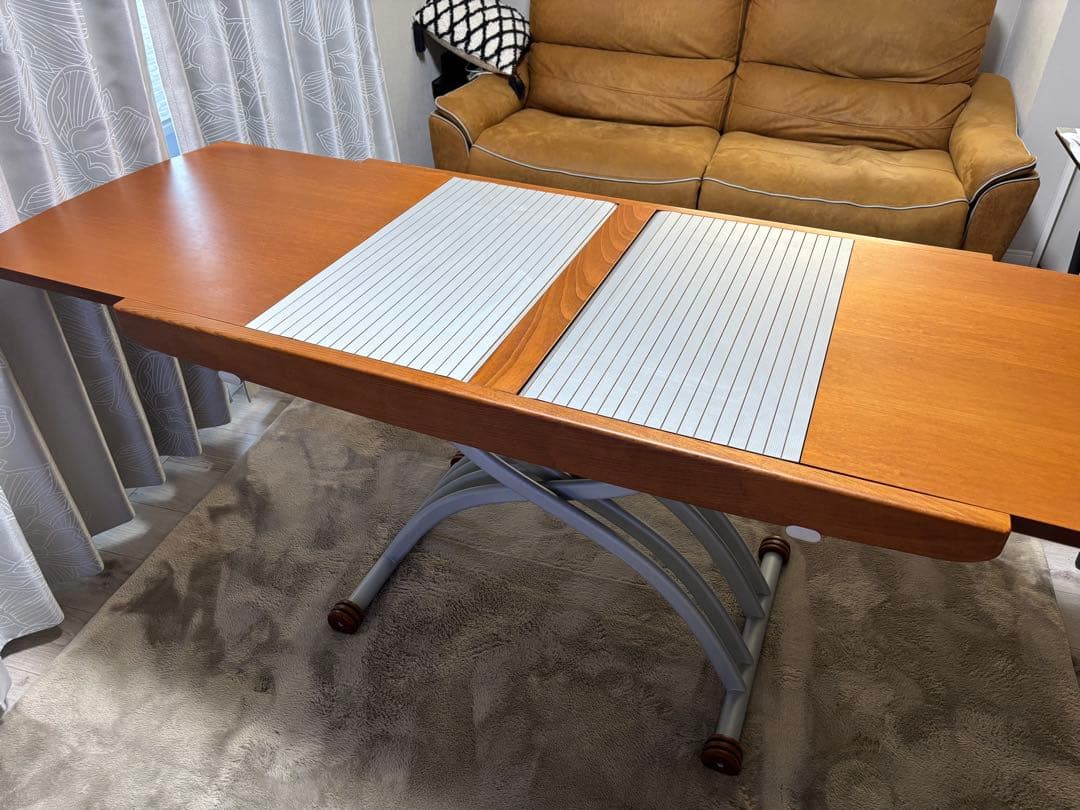 OZZIO ITALIA エクステンションテーブル 伸長式 昇降式 蛇腹イタリア