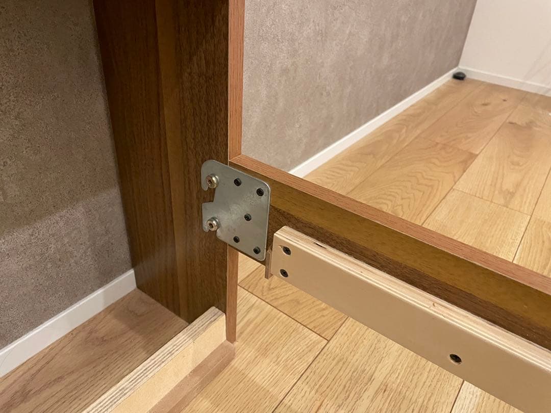 ベッドフレーム クイーン 棚・コンセント付収納ベッド Montray モントレー