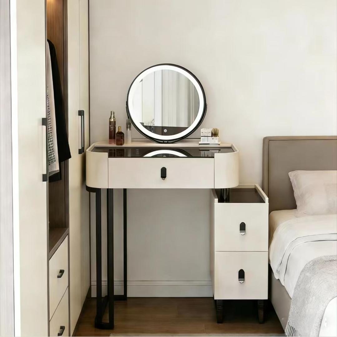 LEDミラー三色変化ミラードレッサー 訳あり品 写真をご確認 207-60-03