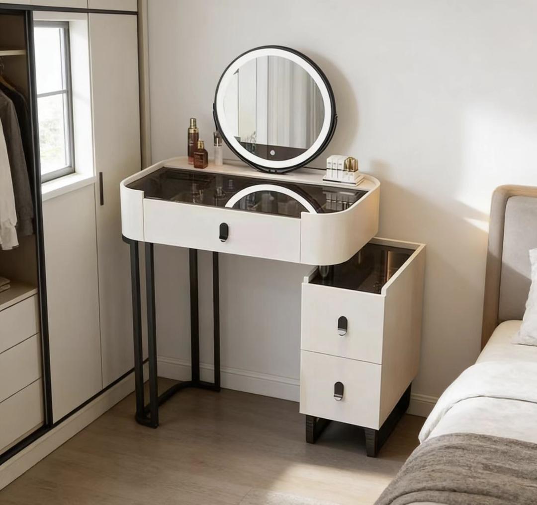 LEDミラー三色変化ミラードレッサー 訳あり品 写真をご確認 207-60-03