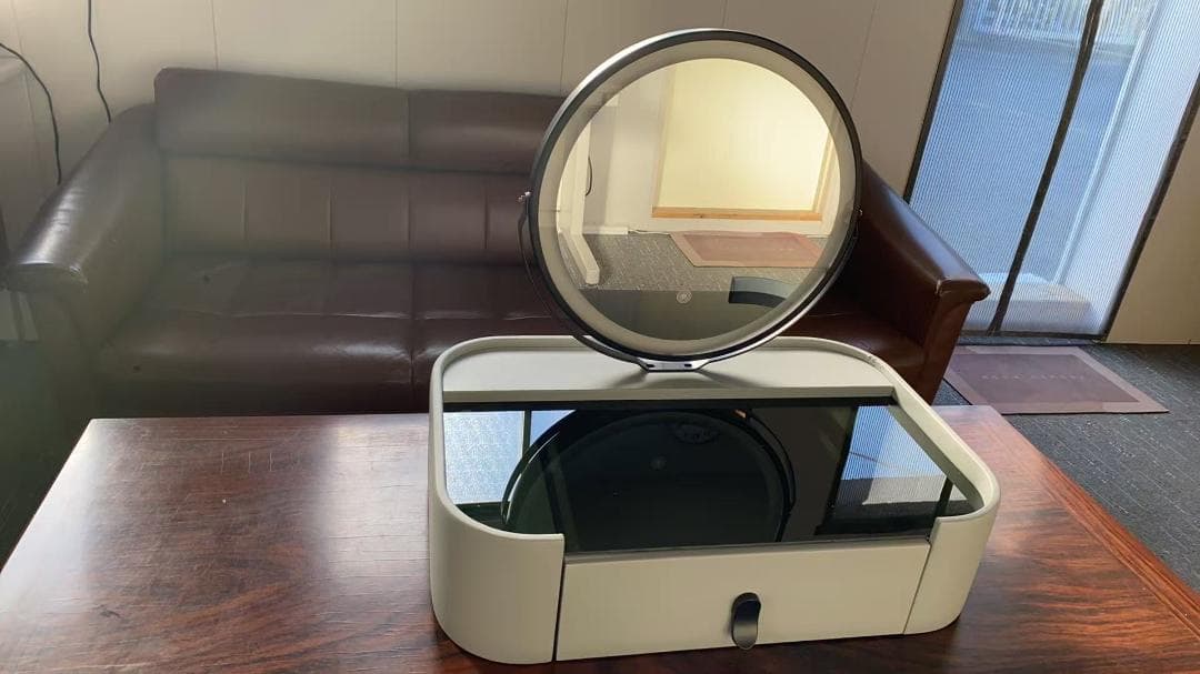 LEDミラー三色変化ミラードレッサー 訳あり品 写真をご確認 207-60-03