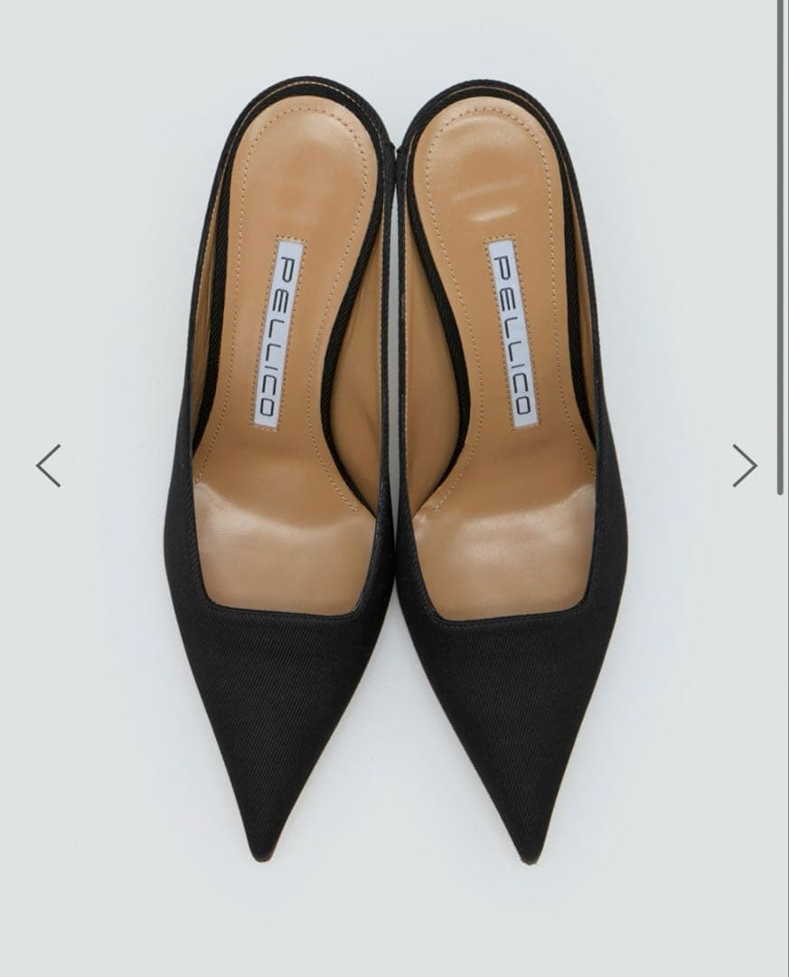 さ*ら様 PELLICO 3264 SPINA ブラックハイヒール