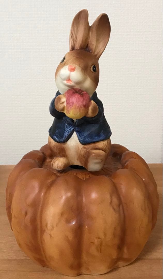 ピーターラビット　オルゴール　陶器
