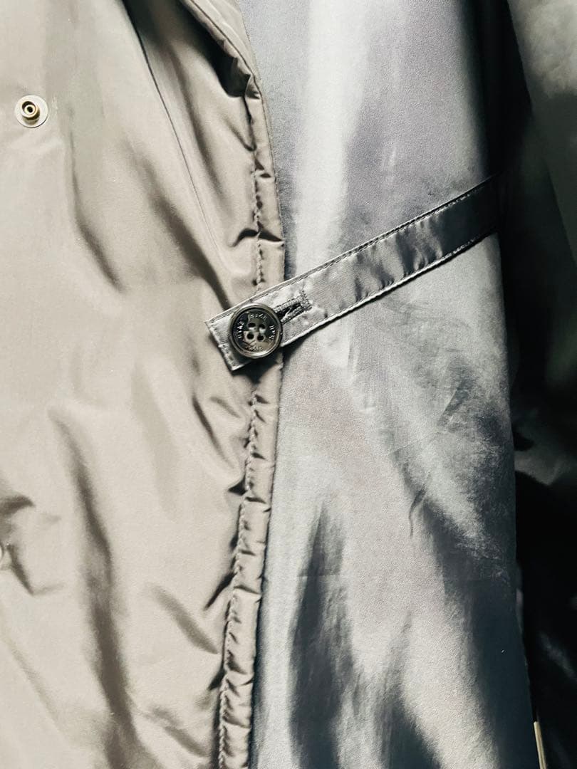 HYKE中綿ロングコート　ブラック