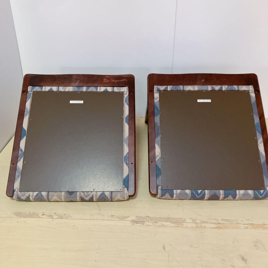 karimoku カリモク　座椅子　2脚セット　曲げ木　和モダン　座敷椅子